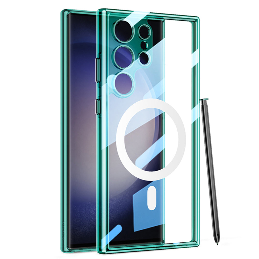GKK Magnetic TPU PC Phone Case for Samsung Galaxy S23 Ultra 5G Case HD Clear Protective Cell Phone Cover GKK Magnetic TPU PC Phone Case for Samsung Galaxy S23 Ultra 5G Case HD Clear Protective Cell Phone Cover